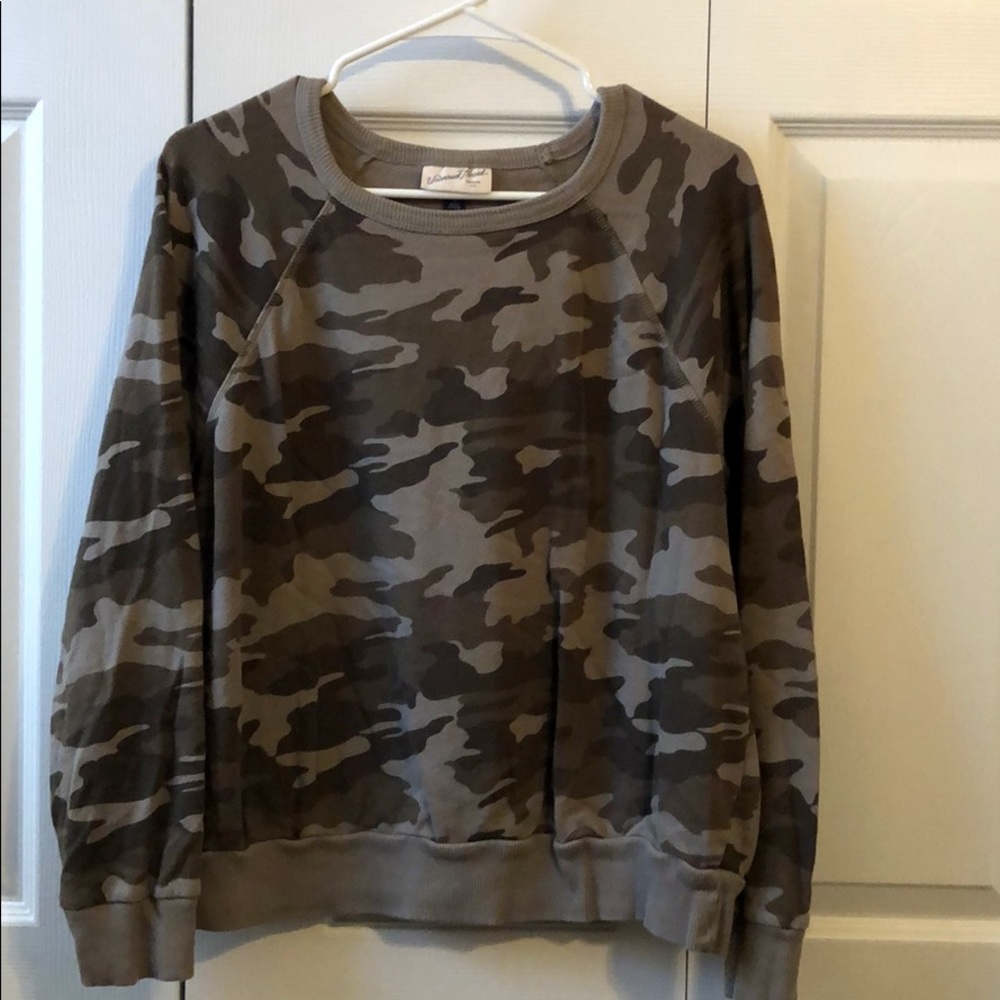 Camo Crewneck Sweatshirt